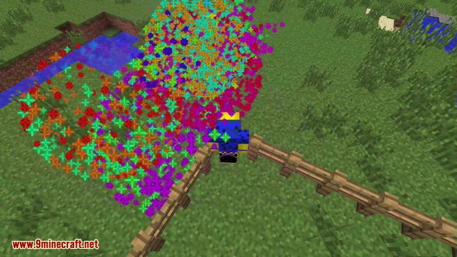 Creeper Confetti Mod (1.19.3, 1.18.2) - Rainbow Explosions 9