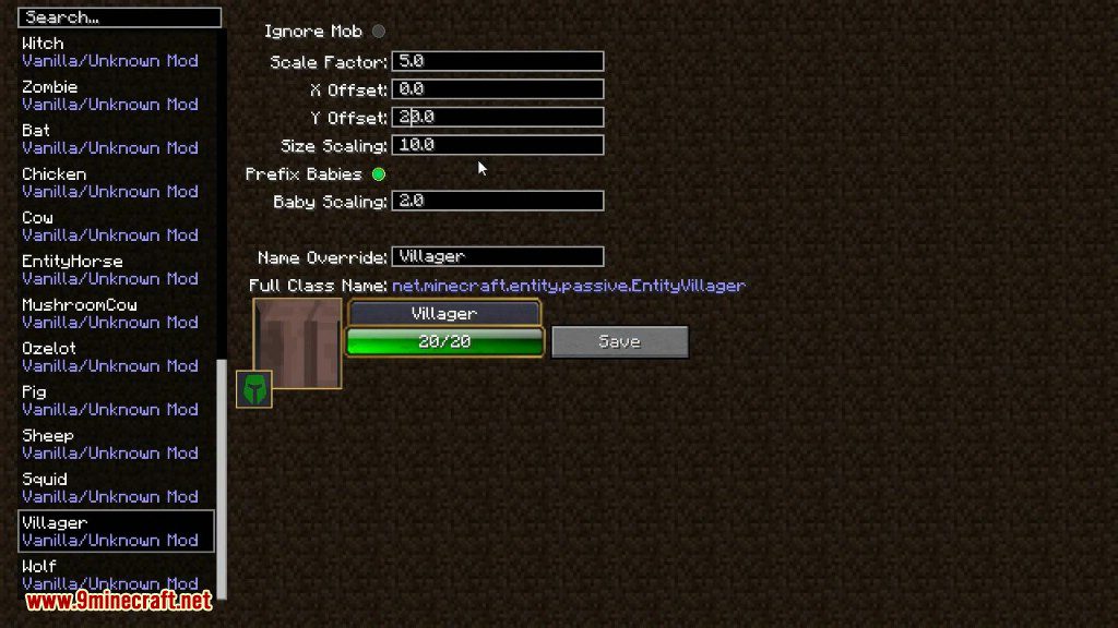 Damage Indicators Mod (1.20.4, 1.19.3) - Health Bars for Mobs 8