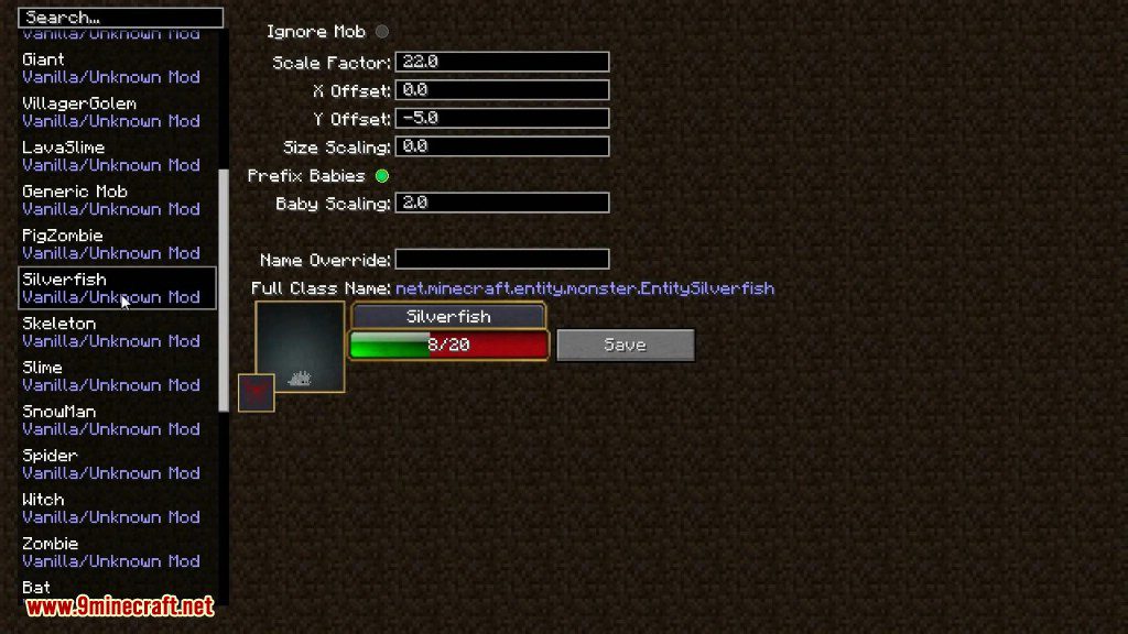 Damage Indicators Mod (1.20.4, 1.19.3) - Health Bars for Mobs 9