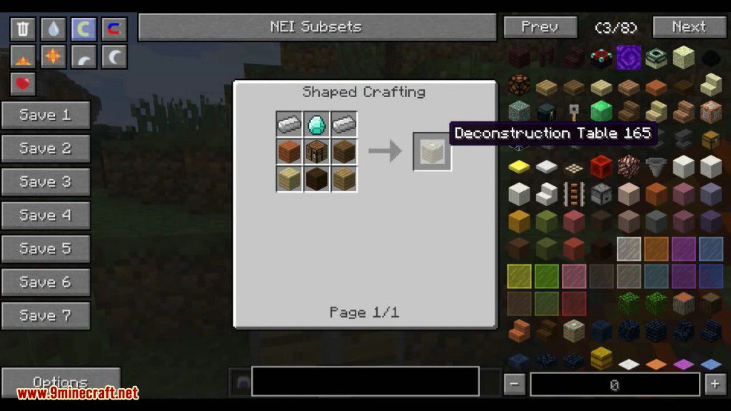 Deconstruction Table Mod 1.12.2, 1.10.2 (Uncraft Minecraft Items) 16