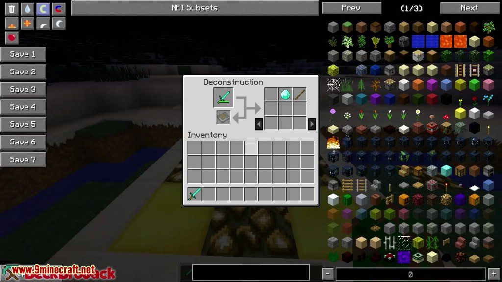 Deconstruction Table Mod 1.12.2, 1.10.2 (Uncraft Minecraft Items) 11