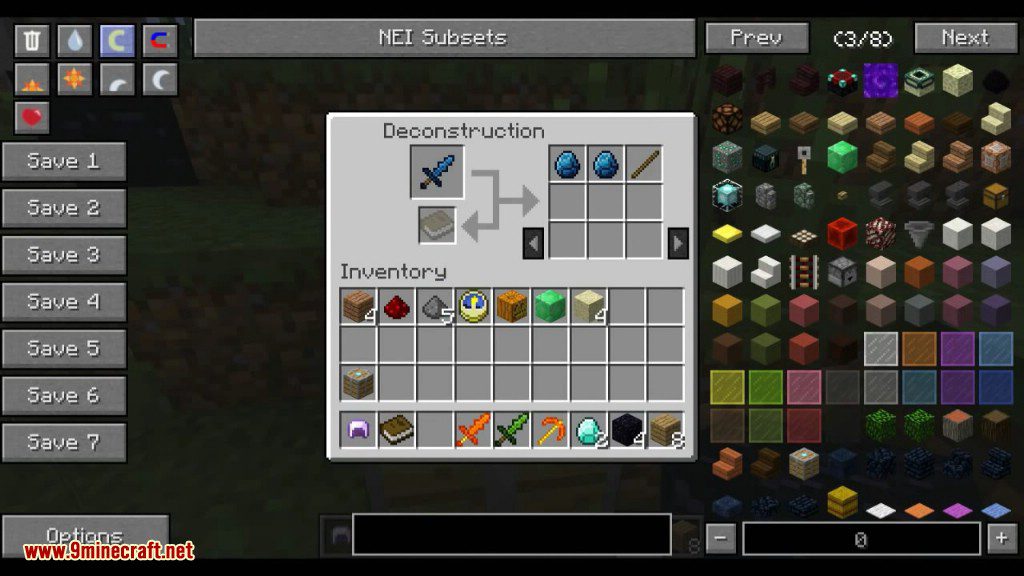 Deconstruction Table Mod 1.12.2, 1.10.2 (Uncraft Minecraft Items) 13