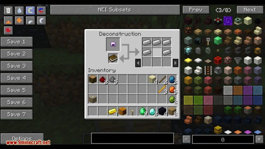 Deconstruction Table Mod 1.12.2, 1.10.2 (Uncraft Minecraft Items) 14