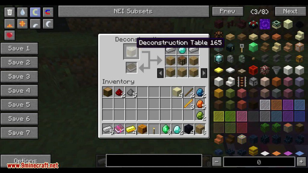 Deconstruction Table Mod 1.12.2, 1.10.2 (Uncraft Minecraft Items) 15