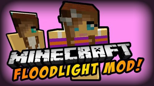 FloodLights Mod 1.12.2, 1.10.2 (Alternative for Greg’s Lighting) Thumbnail