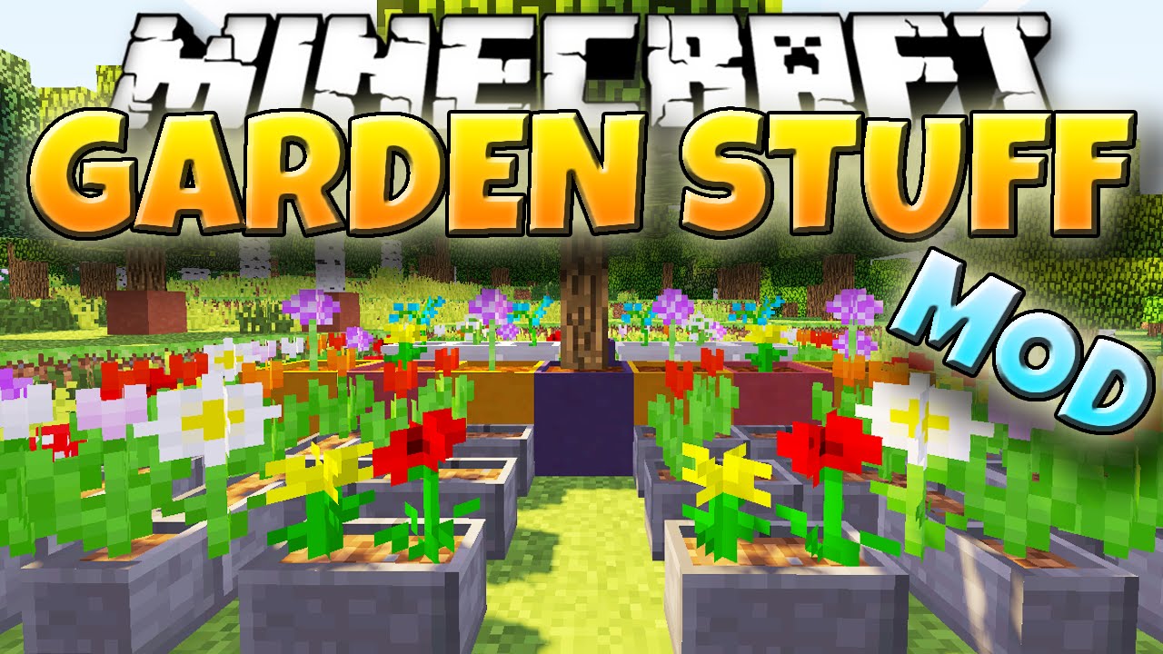 Garden Stuff Mod 1.12.2, 1.7.10 (Flower Arrangements) 1