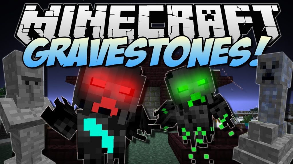 Gravestone Mod (1.20.4, 1.19.4) - Wither Catacombs, Graveyards 1