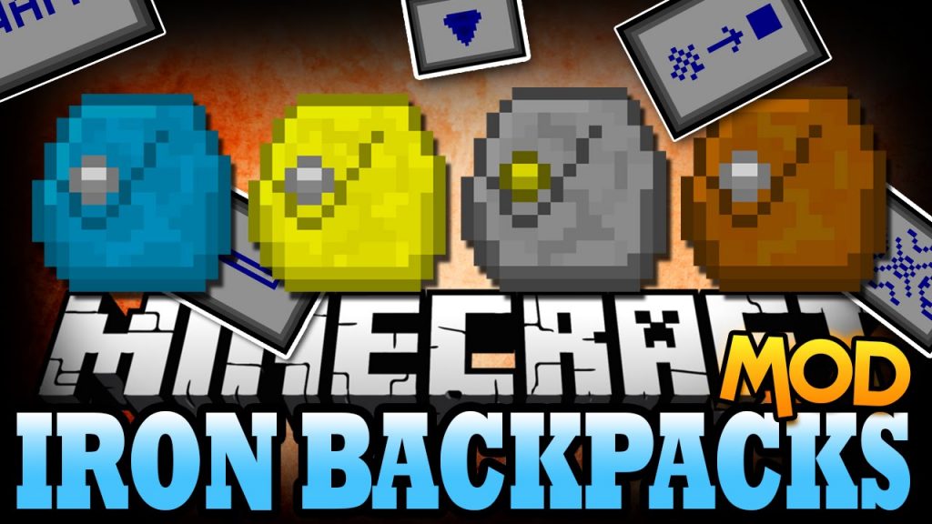 Iron Backpacks Mod 1.12.2, 1.11.2 (Crazy Upgrades) 1