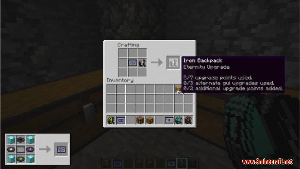 Iron Backpacks Mod 1.12.2, 1.11.2 (Crazy Upgrades) 16