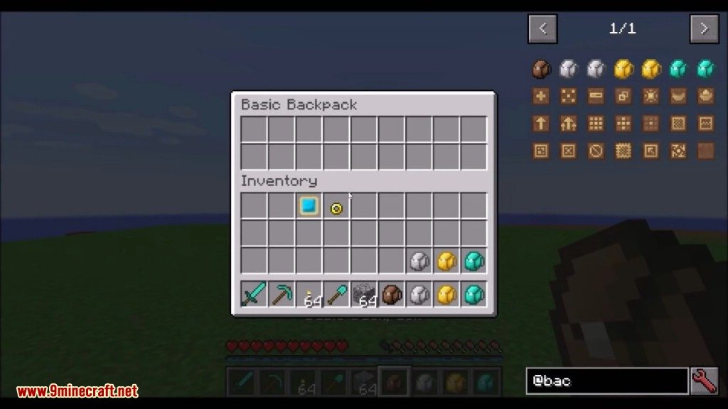 Iron Backpacks Mod 1.12.2, 1.11.2 (Crazy Upgrades) 8