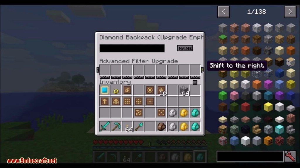 Iron Backpacks Mod 1.12.2, 1.11.2 (Crazy Upgrades) 12