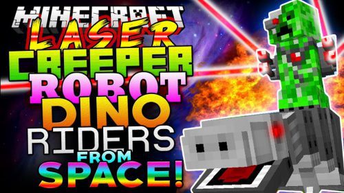 Laser Creeper Robot Dino Riders Mod 1.12.2, 1.10.2 Thumbnail