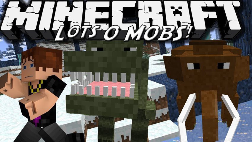 LotsOMobs Mod 1.9, 1.7.10 (Tons of New Mobs, Animals) 1