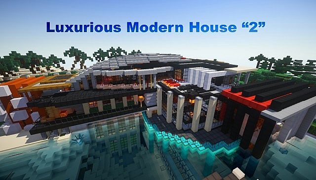 Luxurious Modern House 2 Map 1.12.2, 1.11.2 for Minecraft 1