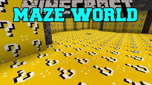 Maze World Mod 1.10.2, 1.8.9 (Lucky Block Biome and Orespawn Biome) Thumbnail