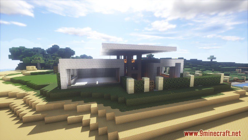 Minecraft Modern House Map 1.12.2, 1.11.2 for Minecraft 2