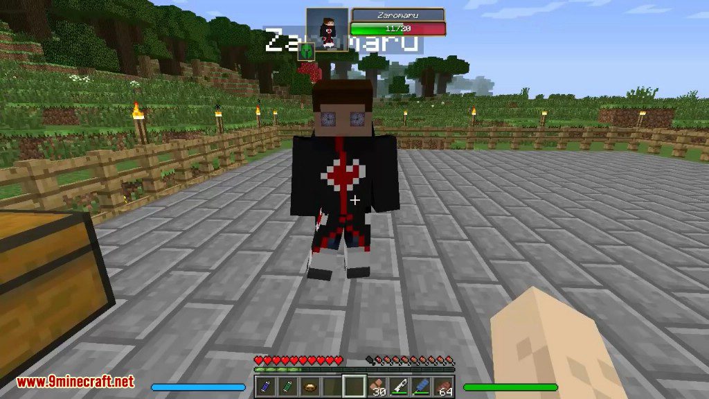 Naruto Mod 1.7.10 (Become a Ninja and Perform Jutsu's) 9