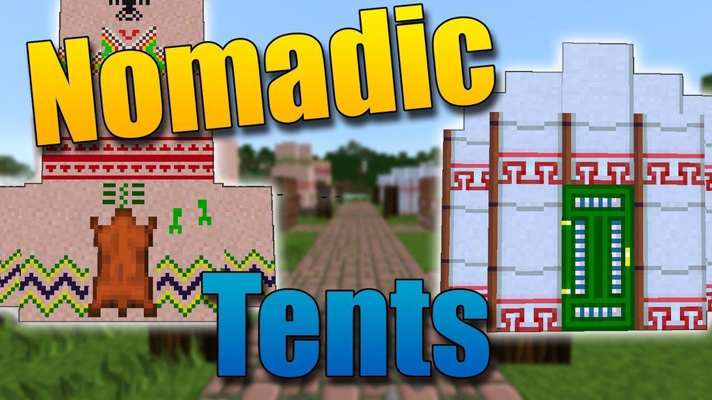 Nomadic Tents Mod (1.19.2, 1.18.2) - Become a Real Aboriginal 1