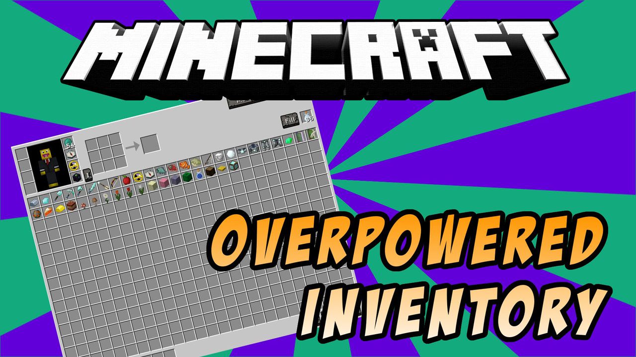 Overpowered Inventory Mod 1.12.2, 1.11.2 (Up to 375 Inventory Slots) 1