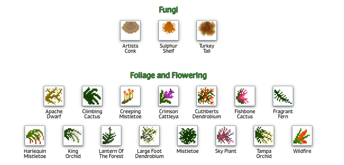 Plant Mega Pack Mod 1.12.2, 1.7.10 (Hundreds of New Plants) 15