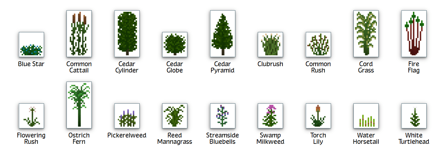 Plant Mega Pack Mod 1.12.2, 1.7.10 (Hundreds of New Plants) 29