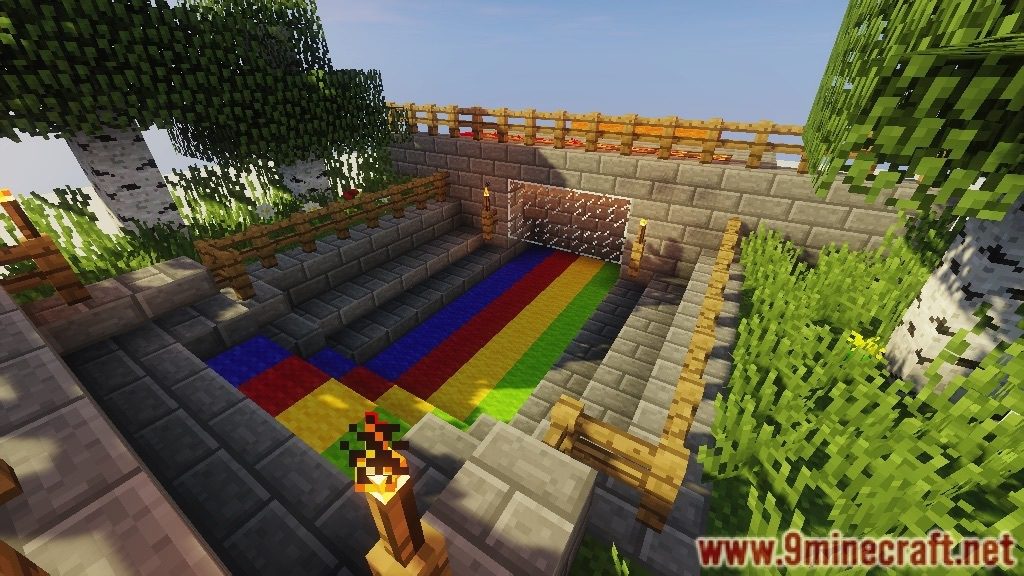 Rainbow Runner Mini Map 1.7 for Minecraft 4