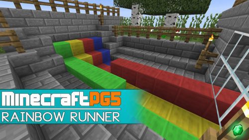 Rainbow Runner Mini Map 1.7 for Minecraft Thumbnail