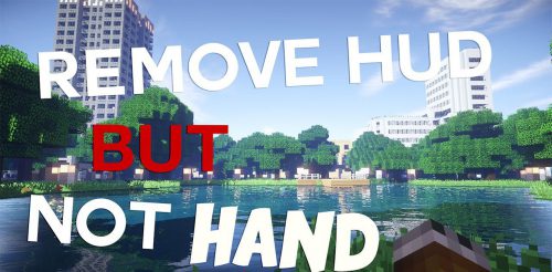 Remove HUD but Not Hand Mod (1.21.1, 1.20.1) Thumbnail