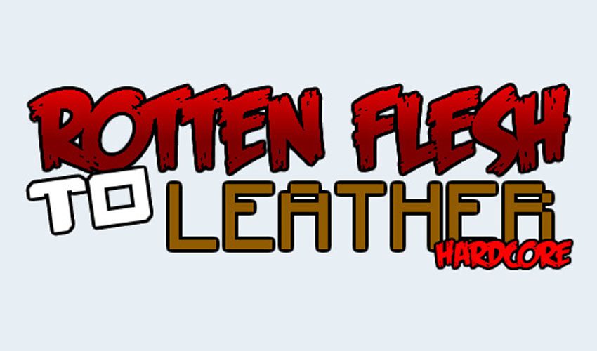 Rotten Flesh to Leather Hardcore Mod 1.7.10 1