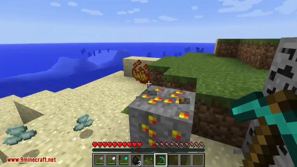 Sandy Ores Mod 1.15.2, 1.14.4 (Ore Generation in Sand Gravel) 17