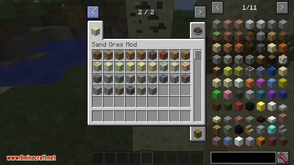 Sandy Ores Mod 1.15.2, 1.14.4 (Ore Generation in Sand Gravel) 4