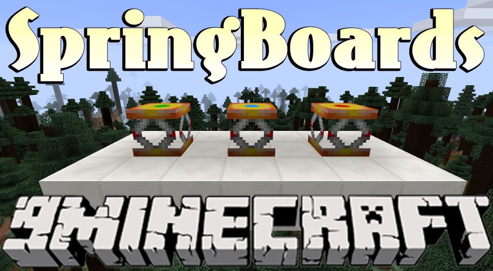 Springboards Mod 1.7.10 (New Functional Blocks) 1