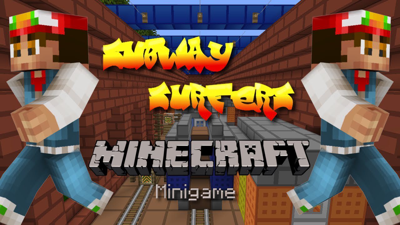 Subway Surfers Minigame Map 1.12.2, 1.11.2 for Minecraft 1