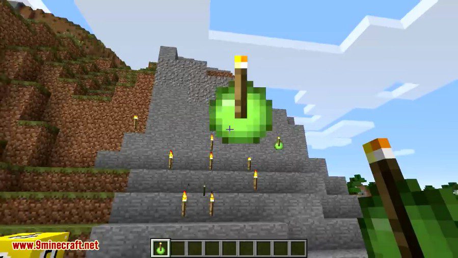 Throwable Torch Mod 1.10.2, 1.7.10 5