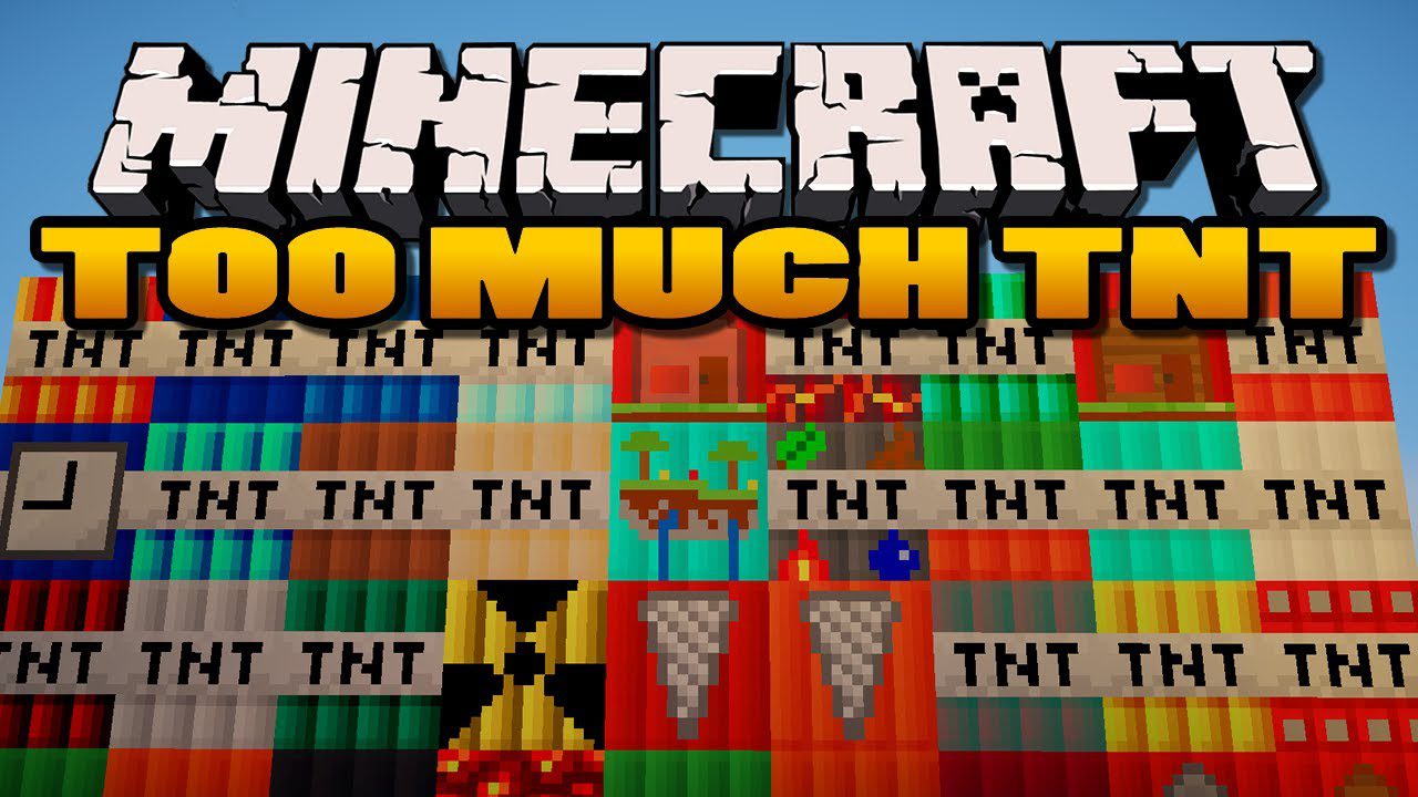 Too Much TNT Mod 1.8, 1.7.10 (TNT from the Gods) 1