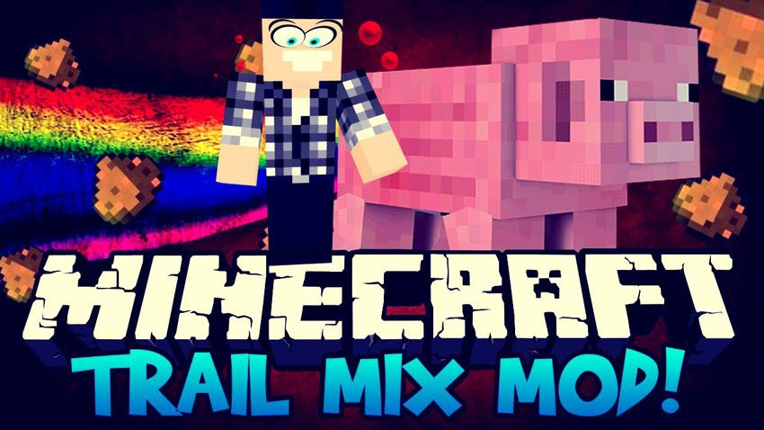 Trail Mix Mod 1.16.5, 1.15.2 (Launch, Ride, Explode Pigs) 1