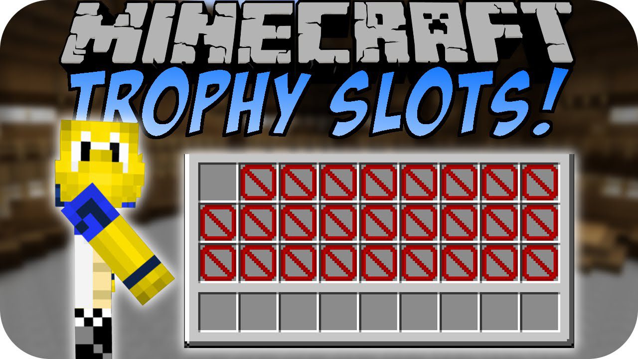 Trophy Slots Mod 1.16.5, 1.15.2 (Lock Away Slots in Your Inventory) 1