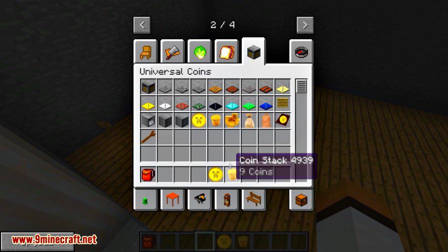 Universal Coins Mod 1.10.2, 1.7.10 (Buy/Sell Items) 3