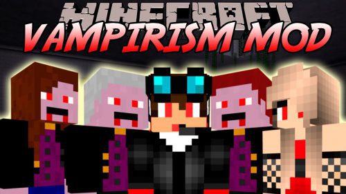 Vampirism Mod (1.20.4, 1.19.4) – Turning Into a Vampire Thumbnail