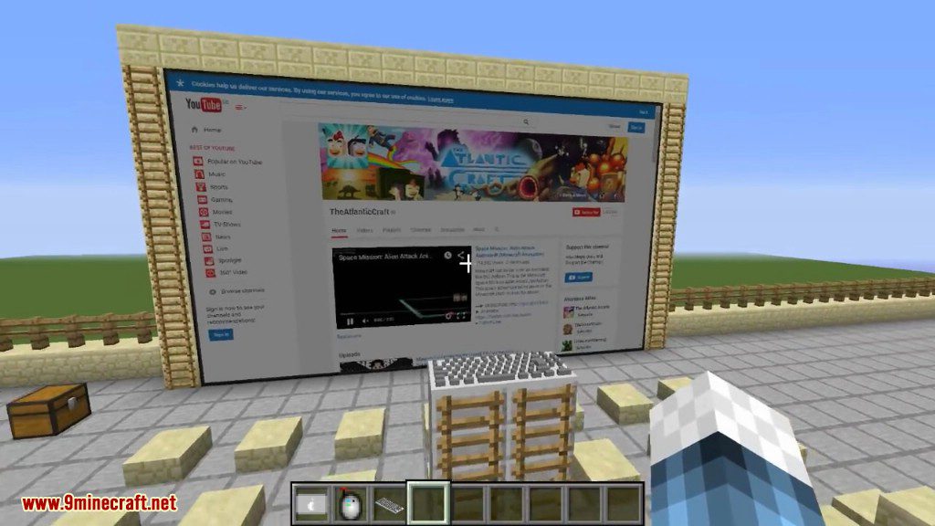 Web Displays Mod (1.12.2, 1.10.2) - Internet, Cinema, Youtube - Mc-Mod.Net 14