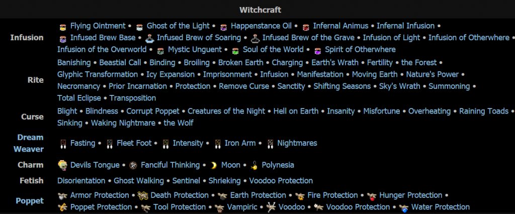 Witchery Mod 1.7.10 (Evil Magic, Voodoo, Spells, Brooms) 2