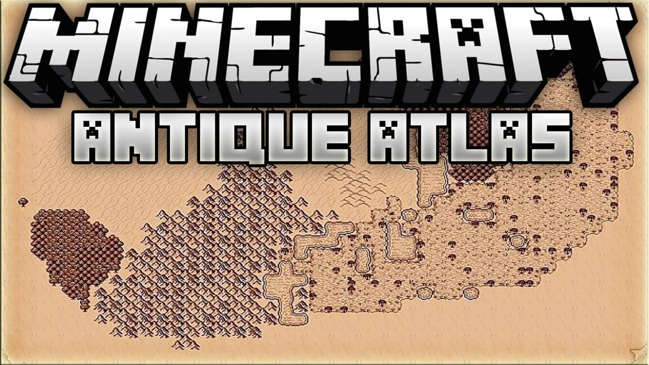 Antique Atlas Mod (1.18.2, 1.16.5) - Fancy Interactive Map 1