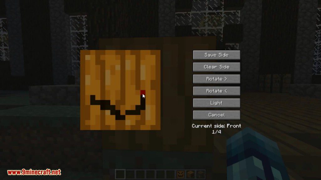 Carvable Pumpkins Mod 1.12.2, 1.11.2 (Customize and Create Pumpkins) 5