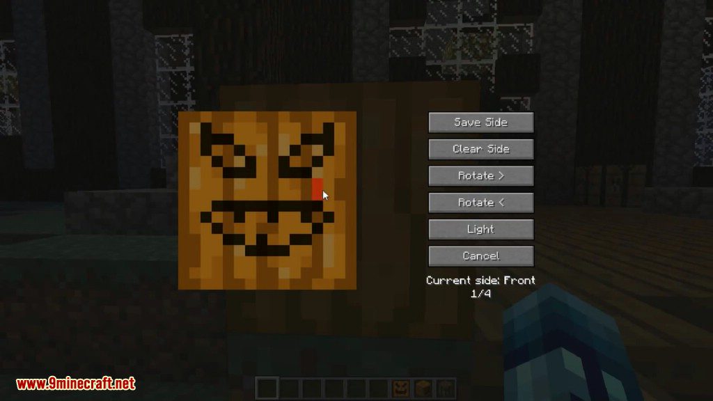 Carvable Pumpkins Mod 1.12.2, 1.11.2 (Customize and Create Pumpkins) 6