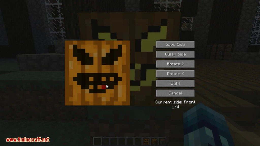 Carvable Pumpkins Mod 1.12.2, 1.11.2 (Customize and Create Pumpkins) 8