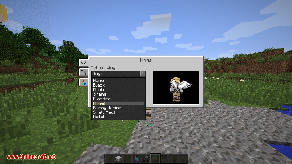 Cosmetic Wings Mod 1.12.1, 1.11.2 (Fully Customizable Wings) 14