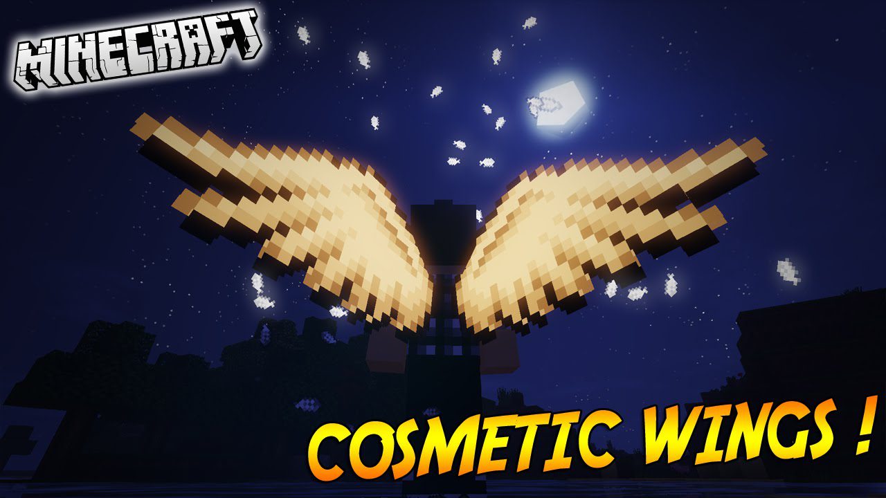 Cosmetic Wings Mod 1.12.1, 1.11.2 (Fully Customizable Wings) 1