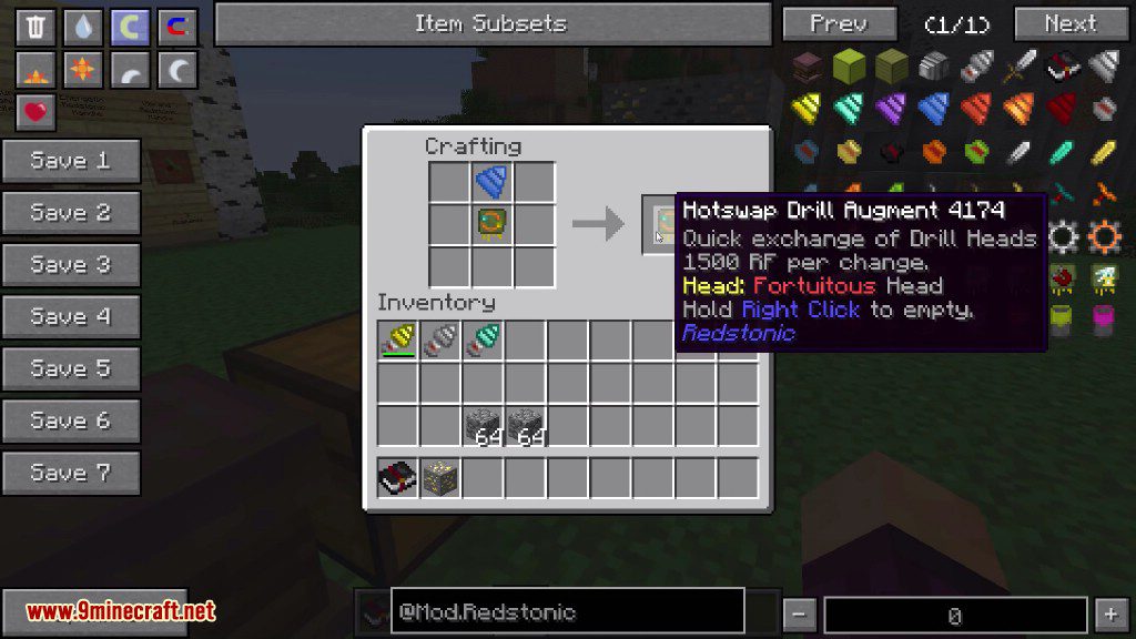 Redstonic Mod 1.12.2, 1.10.2 (Customizable, Upgradeable Tools) 15