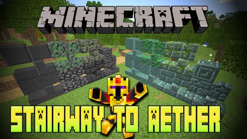 Stairway to Aether Mod (1.19.2, 1.18.2) – The Road to Nether is Paved with Slabs Thumbnail