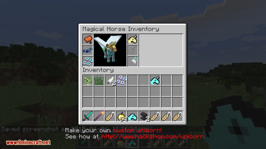 Ultimate Unicorn Mod 1.16.5, 1.15.2 (Flying Flaming Horses) 7